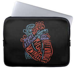 Funda Para Portátil Médica de Anatomía Especializada en el Corazón Bio
