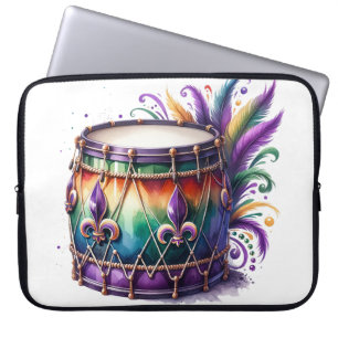 FUNDA PARA PORTÁTIL MEDICAMENTOS MARDI GRAS DE COLOR BRILLANTE