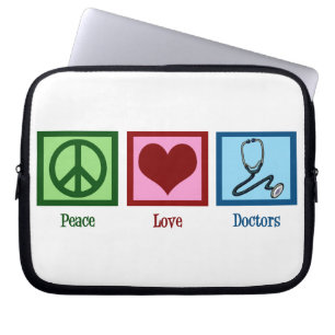 Funda Para Portátil Médicos del amor de la paz