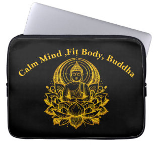 Funda Para Portátil Meditar Buda en Lotus