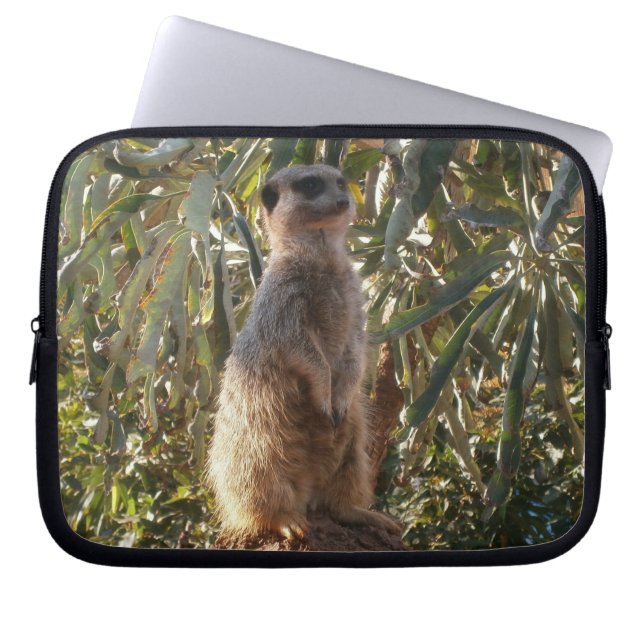 Funda Para Portátil Meerkat Sobre El Deber De La Guardia, (Frente)
