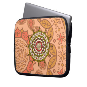 Funda para portátil Mehndi Fantasy Gold