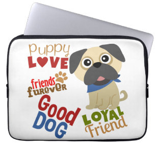 Funda Para Portátil Mejor Amigo de Pug Dog