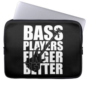 Funda Para Portátil Mejor dedos de los jugadores de Bass