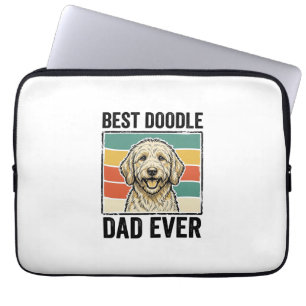 Funda Para Portátil Mejor diseño de camiseta de perro vintage para pap