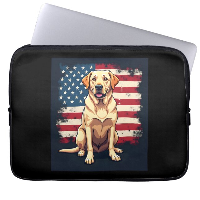 Funda Para Portátil Mejor Labrador Para Hombres Mujeres Yellow Lab Rec (Frente)