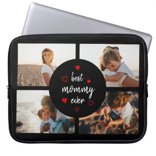 Funda Para Portátil Mejor Mami del Mundo 4 Collage de Fotos Regalo del