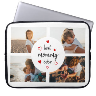 Funda Para Portátil Mejor Mami del Mundo 4 Collage de Fotos Regalo del