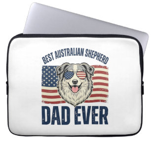 Funda Para Portátil Mejor padre pastor australiano patriota