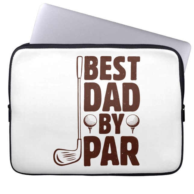 Funda Para Portátil Mejor Papá De Par Golf Dad (Frente)