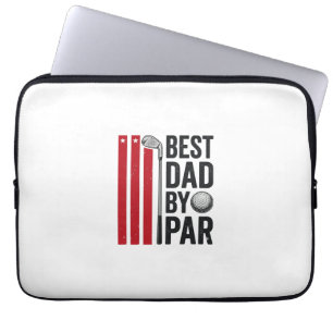 Funda Para Portátil Mejor Papá Por Par Golf Papá Diseño Vintage_1
