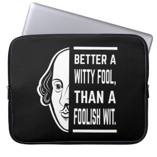Funda Para Portátil Mejor Una Cita Testigo De Shakespeare