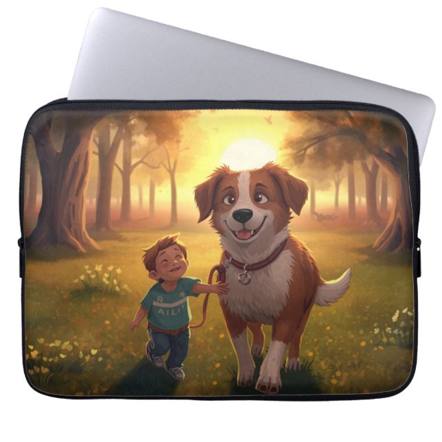 Funda Para Portátil Mejores Amigos (Frente)