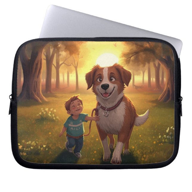 Funda Para Portátil Mejores Amigos (Frente)