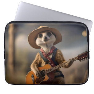 Funda Para Portátil Melodías de la Sabana A Meerkat Guitar Serenade,