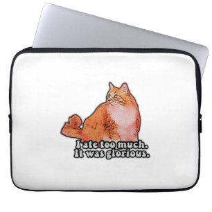 Funda Para Portátil Meme de gato gruñón para gatos y amantes del gatit