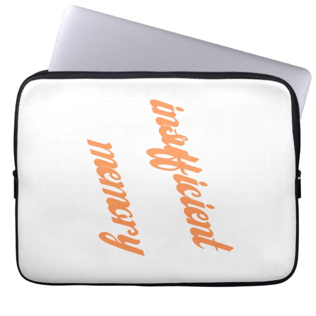Funda Para Portátil memoria insuficiente (Frente)