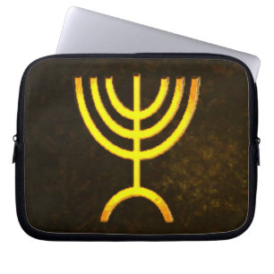 Funda Para Portátil Menorah Flame