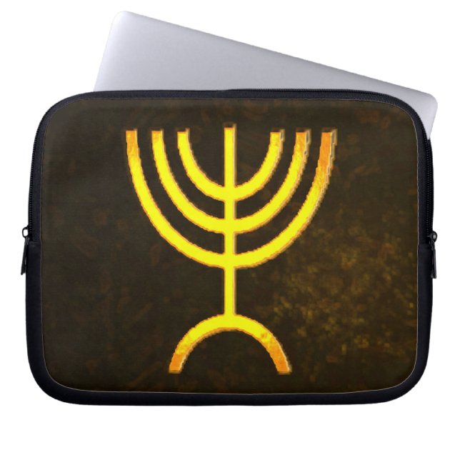Funda Para Portátil Menorah Flame (Frente)