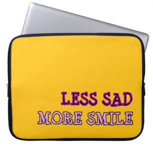 Funda Para Portátil MENOS TRISTE MÁS sonrisa