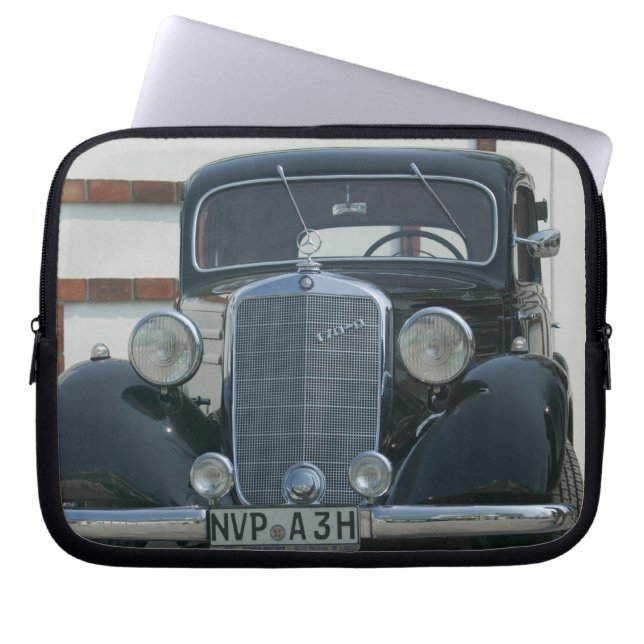 Funda Para Portátil mercedes antiguo (Frente)