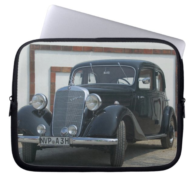 Funda Para Portátil mercedes antiguo 3 (Frente)