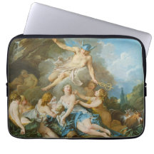 Mercurio confiando el bebé Baccus a las ninfas