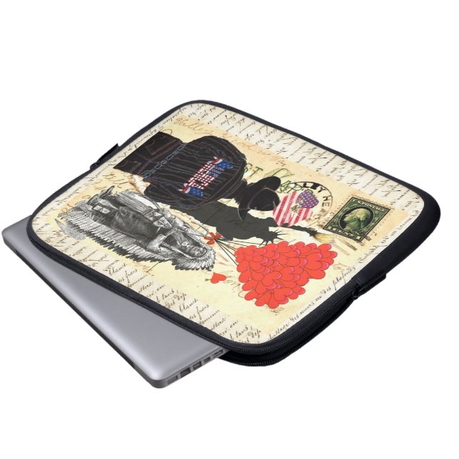 Funda Para Portátil Merica Vintage (Inferior anverso)