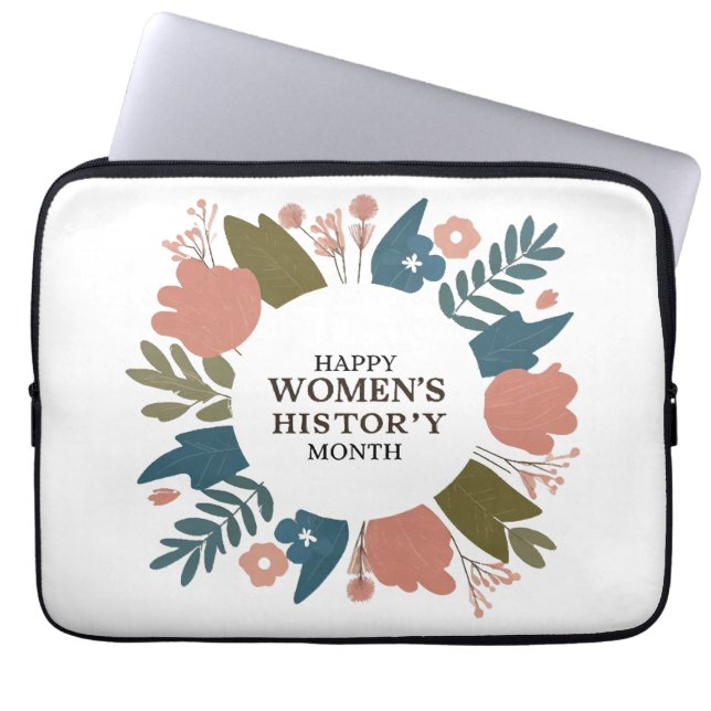 Funda Para Portátil Mes de la historia de la mujer (Frente)