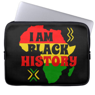 Funda Para Portátil Mes de la Historia Negra, afroamericano 