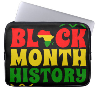 Funda Para Portátil Mes de la Historia Negra, afroamericano