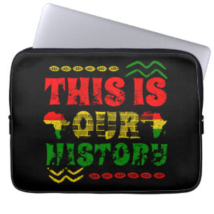 Funda Para Portátil Mes de la Historia Negra, afroamericano