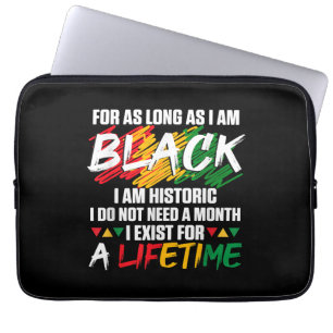 Funda Para Portátil Mes de la historia negra mientras sea negro
