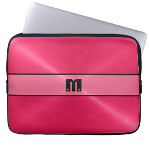 Funda Para Portátil Metal brillante rojo 2 del acero inoxidable