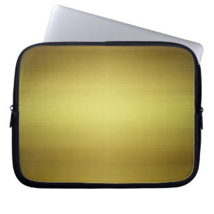 Funda Para Portátil Metalizado cepillado de oro