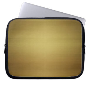 Funda Para Portátil Metalizado cepillado de oro
