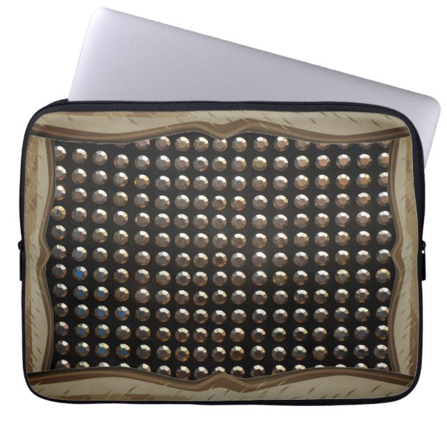 Funda Para Portátil Metallic Studs Pattern (Frente)
