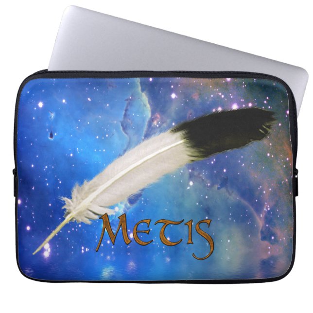 Funda Para Portátil MÉTIS Nation & Feather Space Laptop Sleeve (Frente)