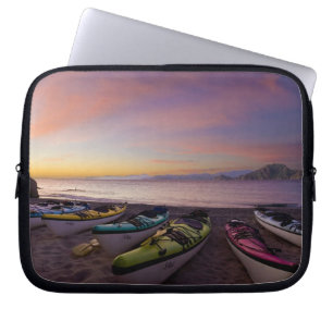 Funda Para Portátil México, Baja, Mar de Cortés. Kayaks de mar y