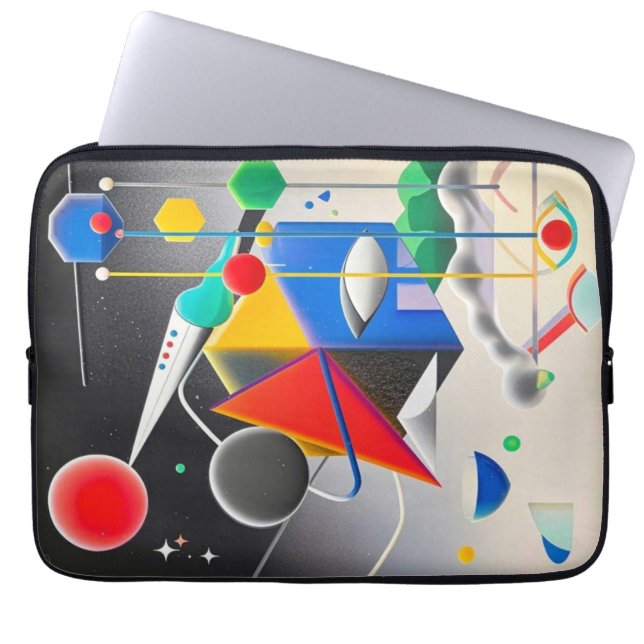 Funda Para Portátil Mezcla armoniosa de texturas, gradientes (Frente)