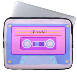 Funda Para Portátil Mezcla estética de vaporwave Purple 90s