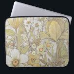 Funda Para Portátil Mezcla Floral<br><div class="desc">Mezcla Floral II por Tim OToole. Hay una gran variedad de colores amarillos y neutros.</div>