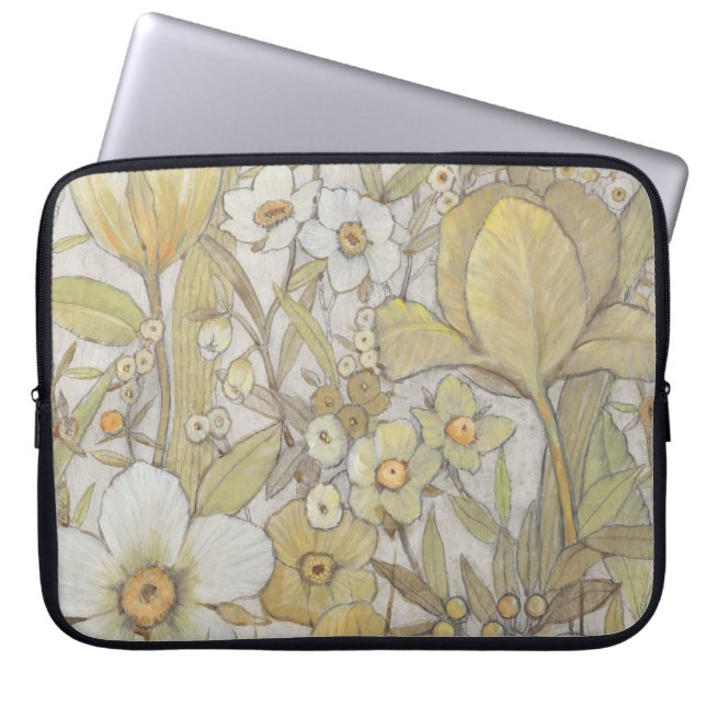 Funda Para Portátil Mezcla Floral (Frente)