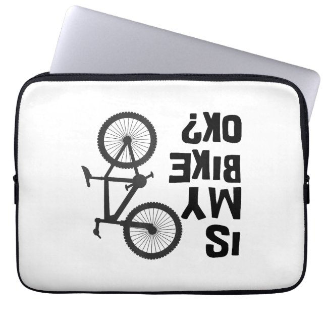 Funda Para Portátil ¿Mi bicicleta está bien? (Frente)