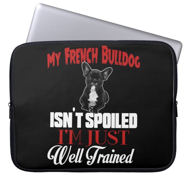 Funda Para Portátil Mi Bulldog francés no está empañado (Frente)