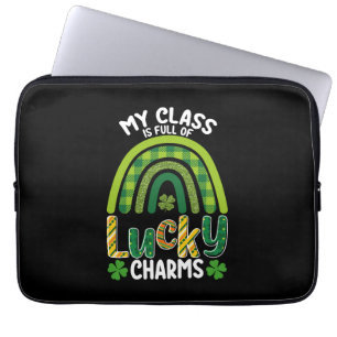Funda Para Portátil Mi clase está llena de amuletos de la suerte Día d