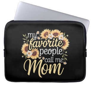 Funda Para Portátil Mi gente favorita me llama mamá