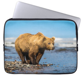 Funda Para Portátil Mi mamá oso viendo a sus dos hijos