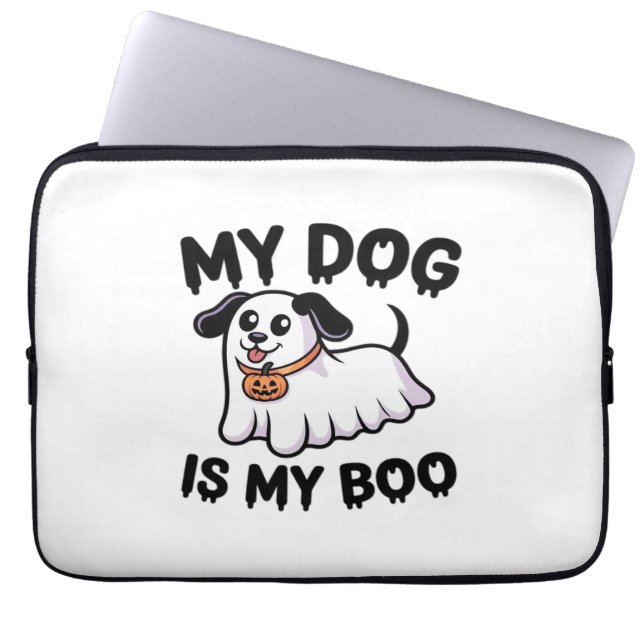 Funda Para Portátil Mi Perro Es Mi Camisa De Boo - Gracioso Regalo De  (Frente)