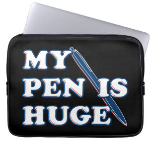 Funda Para Portátil Mi Pluma Es Un Humor Sarcástico Enorme Y Gracioso.
